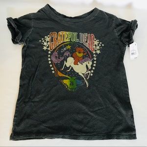 Young Girls Grateful  Dead Junkfood Unicorn Shirt